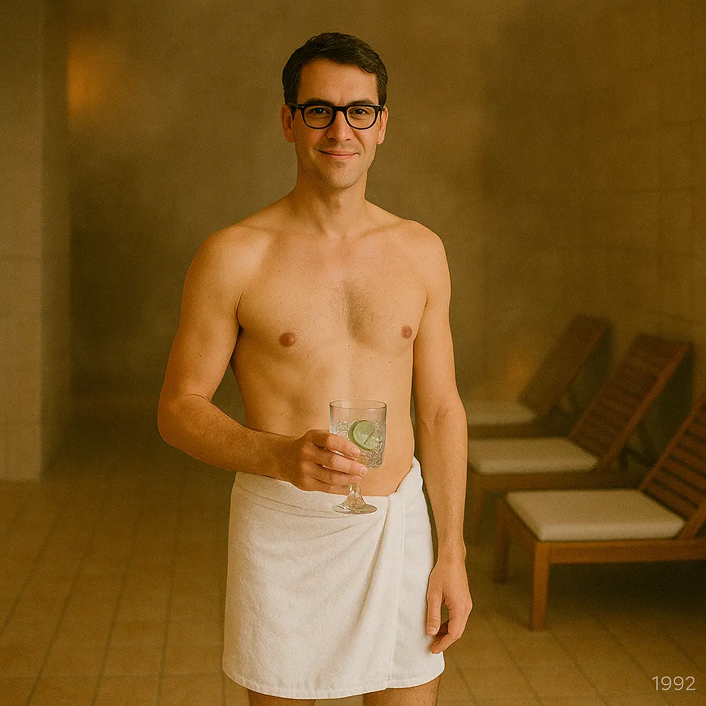 Clara & der Lange (31) – Therme 1992